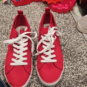 Kenneth Cole Red Canvas Men's running shoes
